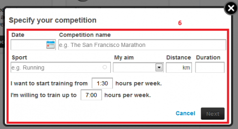 Goal setting - competition