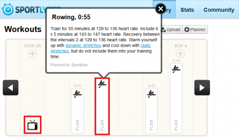 How to use Sportlyzer Training Planner - results