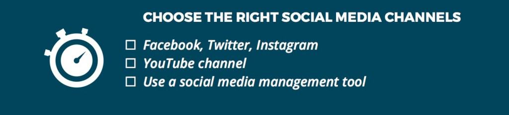 Choose the right social network