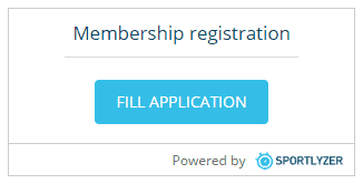 Online club membership application forms by Sportlyzer - website widget 1