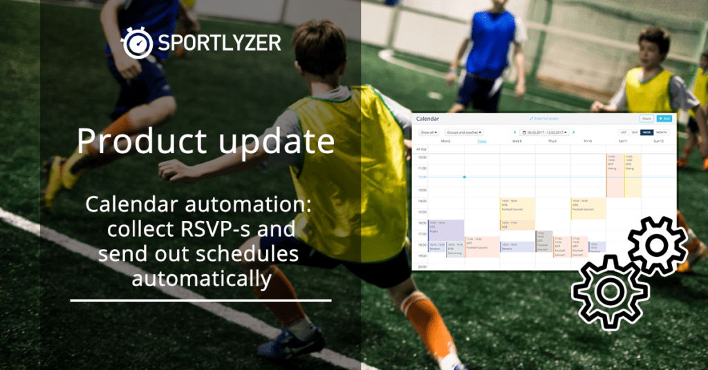 Sportlyzer Calendar automation - collect RSVP-s and send out schedules automatically